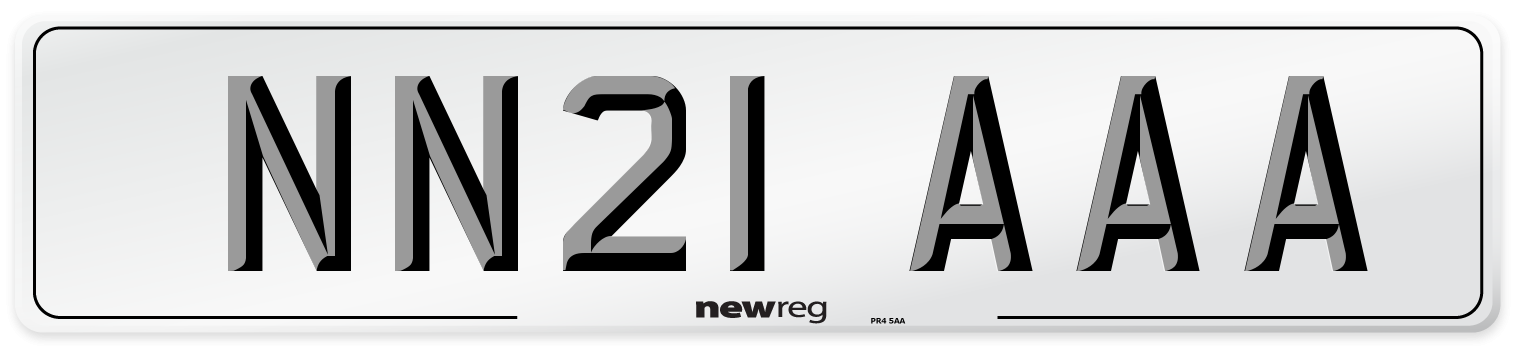 NN21 AAA Number Plate from New Reg